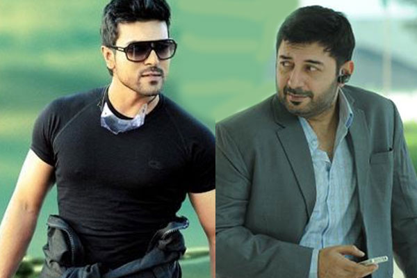 Aravind Swamy irritated with Charan!