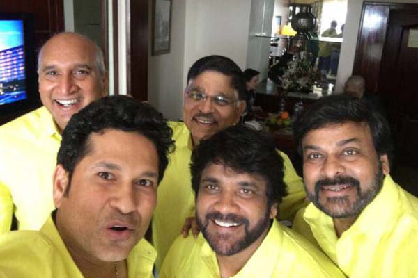 Nagarjuna, Chiranjeevi and Sachin Tendulkar for Kerala Blasters