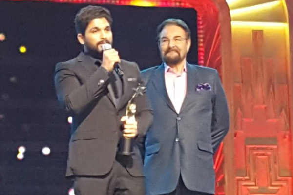 The 'Powerstar' chant revisits Allu Arjun at SIIMA Gammunondavoy