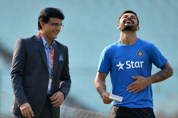 Ganguly With Kohli