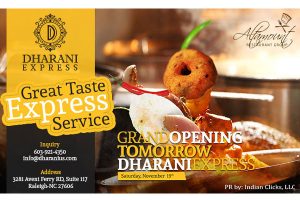 Dharani’s 02nd Venture in North Carolina