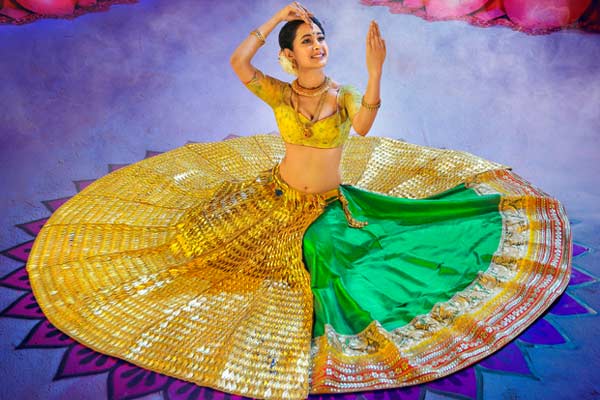 14kg Gold Lehenga for Pragya Jaiswal