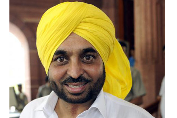 Aam Aadmi Party MP Bhagwant Mann