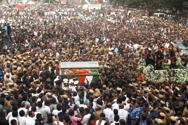 Jayalalithaa Funeral