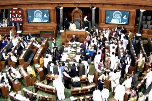 92 Hours Of Lok Sabha Disruption Cost India Rs 144 Crore