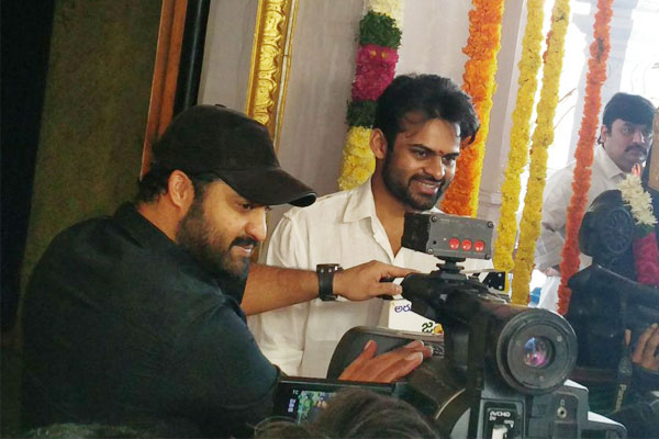 Tarak launches Sai Dharam Tej’s Jawan