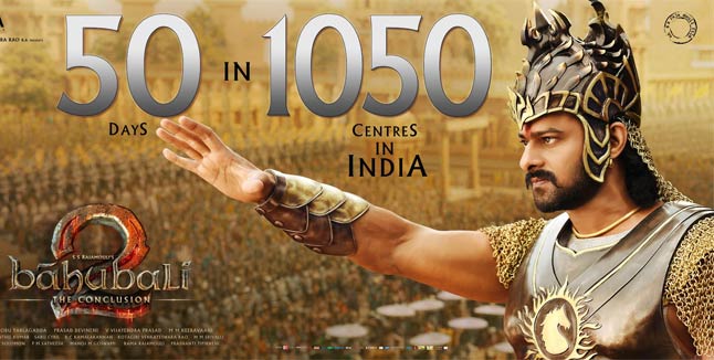 50 days of 'Baahubali 2', film still going strong