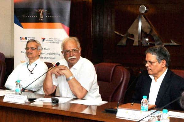 GMR Aviation Academy, Rajiv Gandhi National Aviation University signs MoU - Ashok Gajapathi Raju