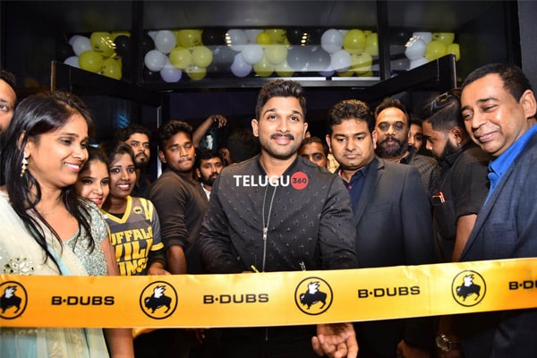 Allu Arjun launches Buffalo Wild Wings as B-Dubs in Hyderabad