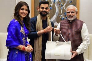 Virat, Anushka meet Modi