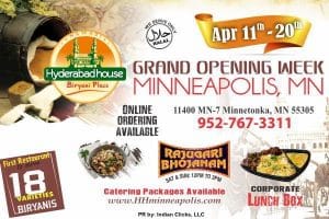 “Minneapolis – Nawabi HYDERABAD HOUSE Grand Opening”