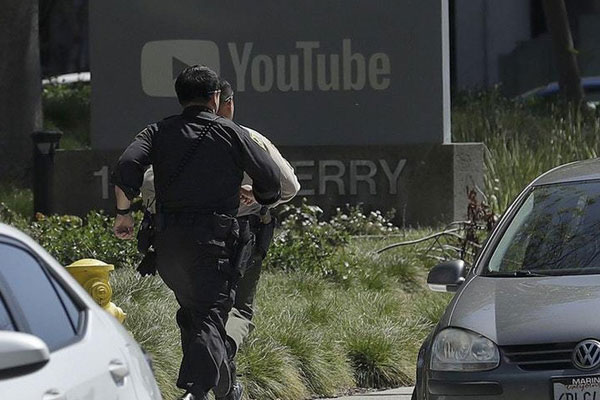 One killed, four injured in shooting at YouTube headquarters