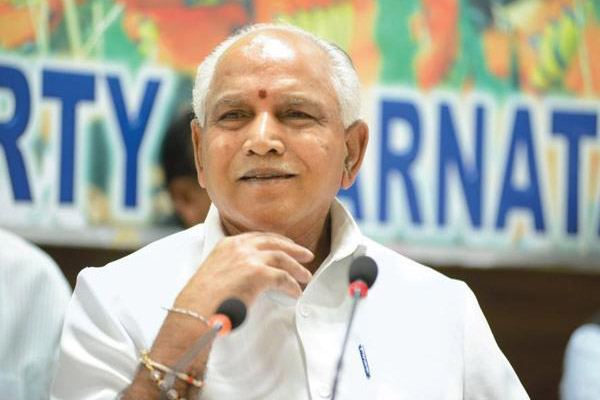 BJP Yeddyurappa tells Governor to let them prove majority