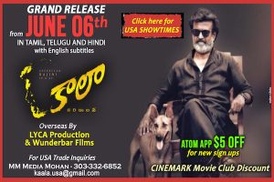 “Rajinikanth’s KAALA all Set for USA Premiers Tomorrow”