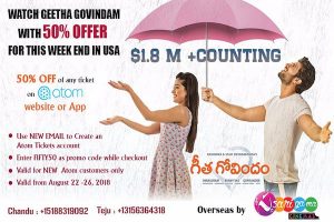 Watch Geetha Govindam at 50% OFF OFFER in USA