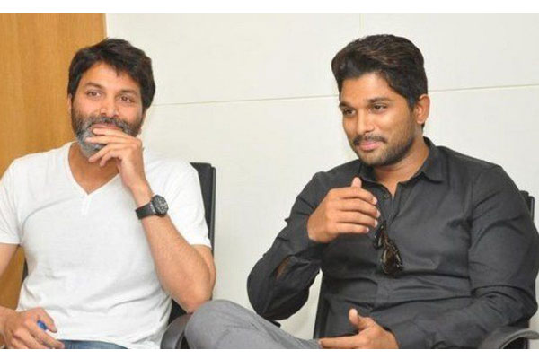 Trivikram and Allu Arjun