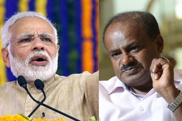 Why Modi calls CM Kumara Swamy as a clerk?