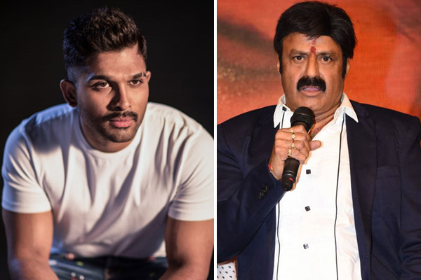 Allu Arjun and Balakrishna to end the speculations soonAllu Arjun and Balakrishna to end the speculations soon