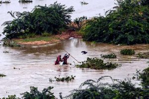 Two killed, several villages affected in Andhra floods