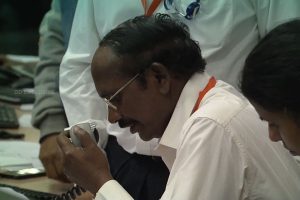 ISRO chief breaks down, Modi hugs, consoles him