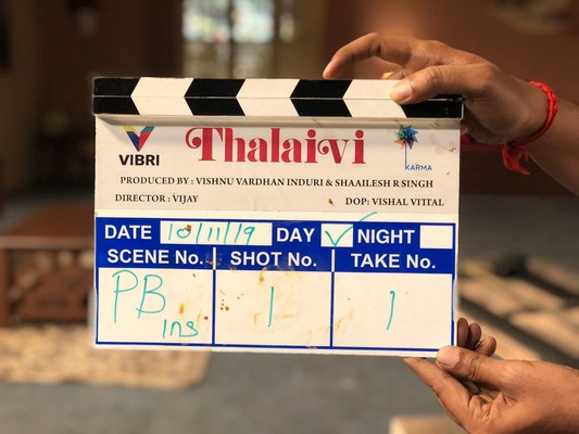 Much-awaited biopic, Thalaivi commences shoot