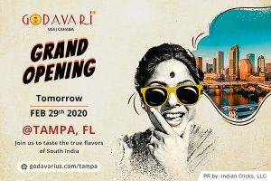 Godavari Enters Florida with Tampa Location