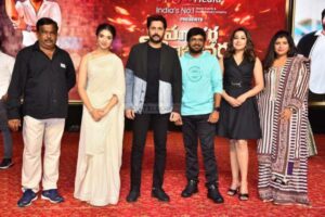 Macherla Niyojakavargam Trailer Launch Event Stills Set2