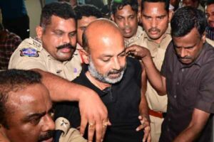 BJP condemns Bandi Sanjay’s arrest