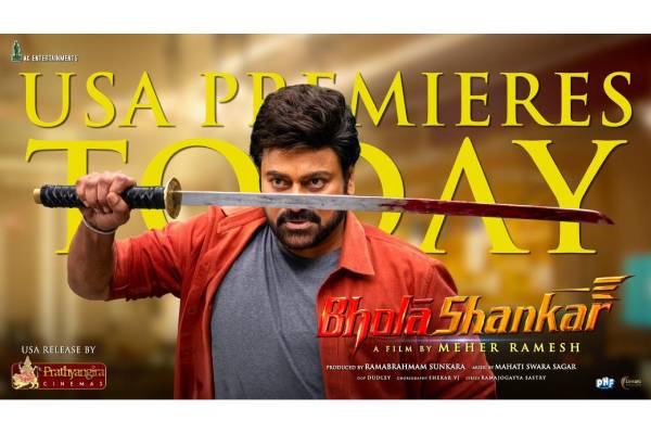 Bholaa Shankar USA Premiers