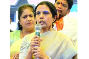 Except violent politics, atrocities, no development in State, says Bhuvaneswari