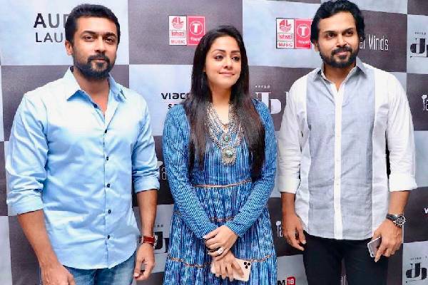 Suriya, his wife Jyothika and his brother Karthi have donated Rs 50 lakhs to kerala people