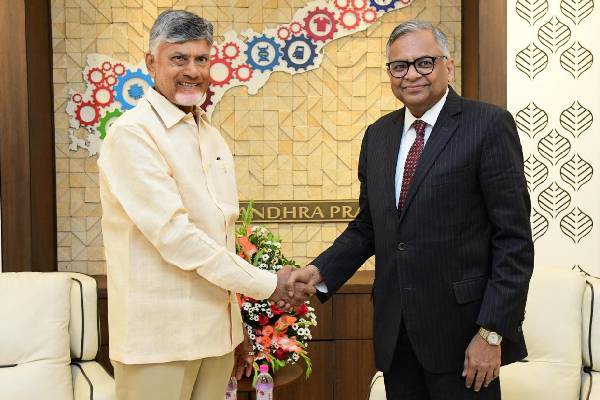 tata group chairman met chandrababu naidu